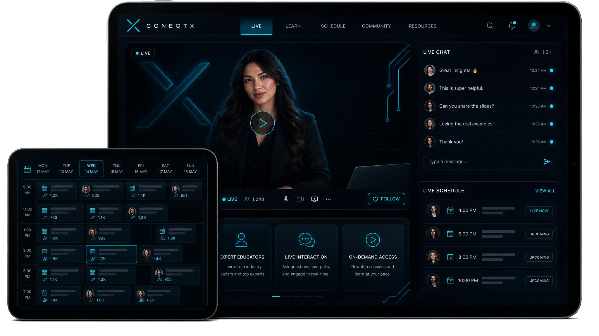 ConeqtX Tap to Trade and alert technology